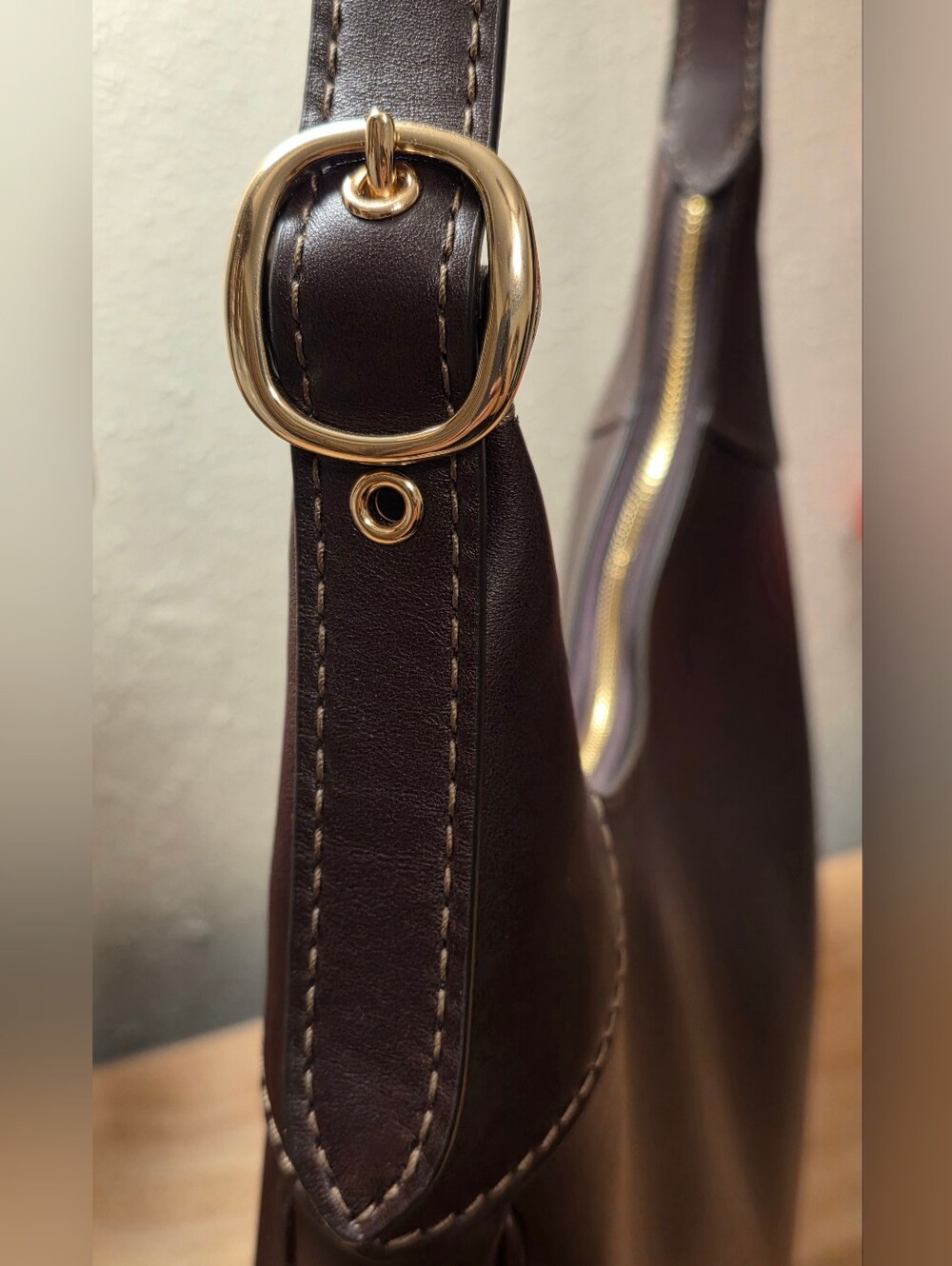 Coach Ella Shoulder Bag Espresso - Picture 4 of 13